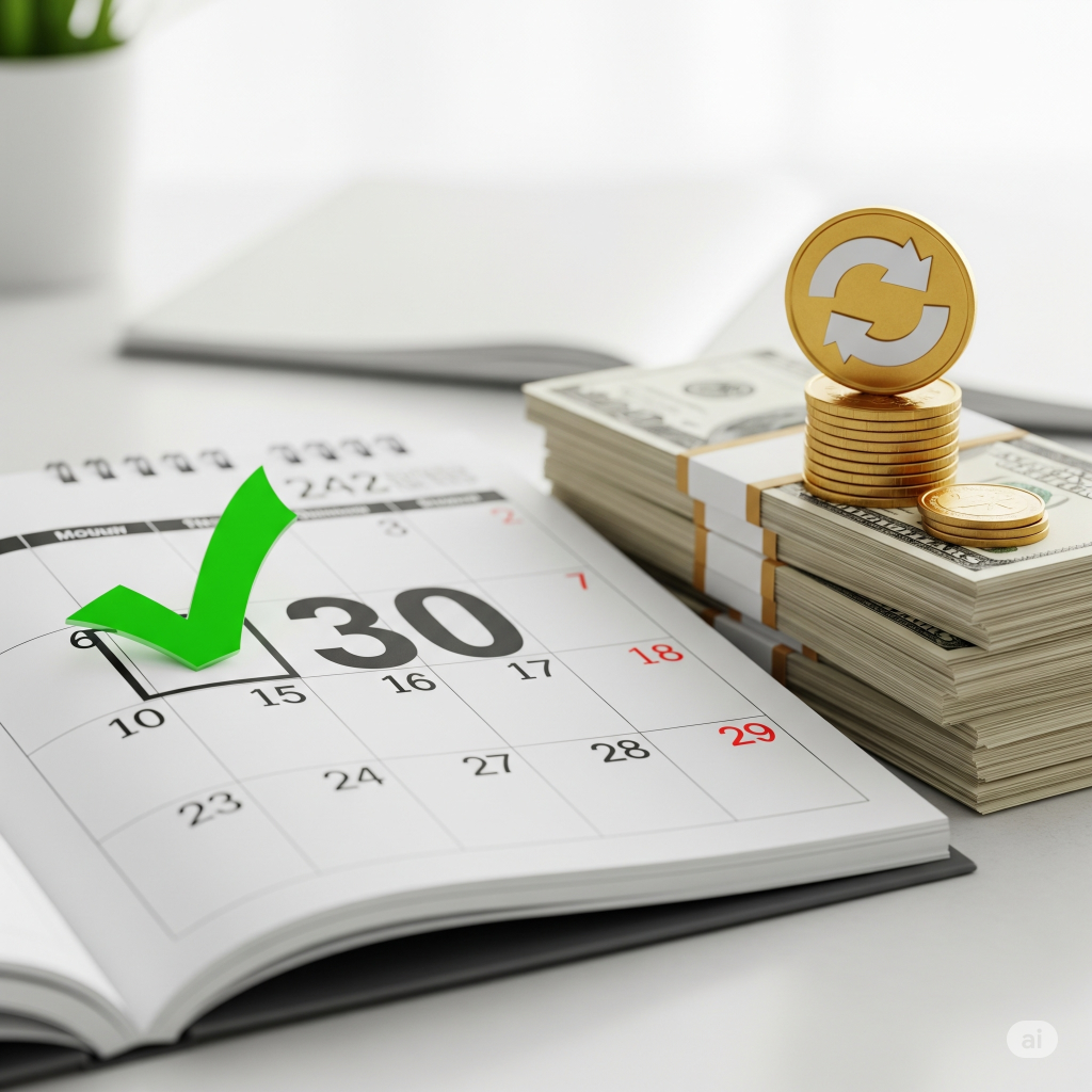 30-day money-back guarantee symbol