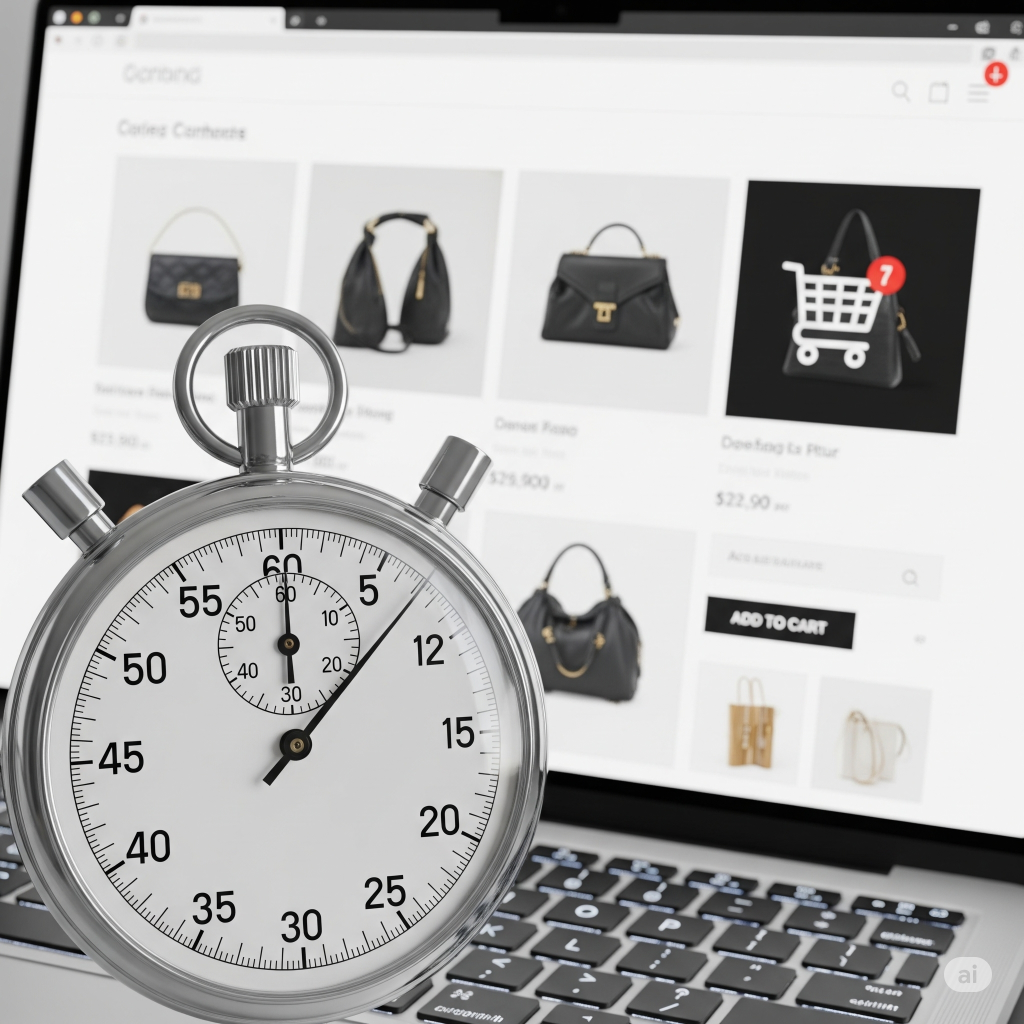 An online store being created in minutes using FreshStore's AI